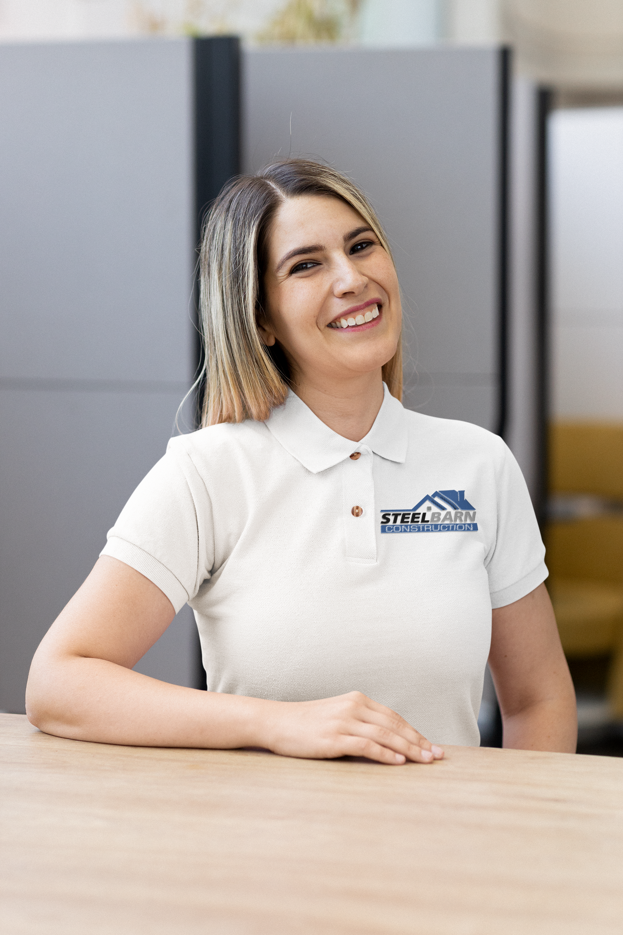 mockup-of-a-happy-woman-wearing-an-embroidered-polo-shirt-m34820